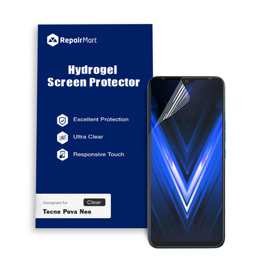 Tecno Pova Neo Compatible Premium Hydrogel Screen Protector With Full Coverage Ultra HD